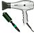 KIT - SECADOR FOX ION PRATA 2000W 127V + ESCOVA PROART PRO VERDE 25MM EPM02 - Imagem 1