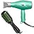 KIT TAIFF 127V - SECADOR FOX ION 3 GREEN 2200W + ESCOVA OVAL EASY GREEN 1200W - Imagem 1
