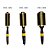 Kit - Secador Gama Gold Ion 2200w 127v + Escova Proart Metallic Pro Amarela 25mm Epm14 - Imagem 3