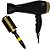 Kit - Secador Gama Gold Ion 2200w 127v + Escova Proart Metallic Pro Amarela 38mm Epm15 - Imagem 1