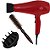 Kit - Secador Gama Lichia Ceramic Ion 2100w 220v + Escova Proart Miracle Shine 21mm 2d733 Madeira 'p - Imagem 1