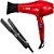 Kit - Secador Mq Turbo Compressor Red Ferrari 2100w 127v + Prancha Taiff Ceramica 180ºc - Imagem 1