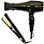 Kit Mq - Secador Max Digital 2800w Íon Black 220v + Prancha Max480 Slim Titanium Black 480ºf / 250ºc - Imagem 1