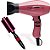Kit - Secador Mq Falcon Ion Collection Pink 2100w 127v + Escova Proart Metallic Pro Rosa 25mm Epm05 - Imagem 1