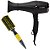 Kit Mq - Secador Vortex Black 2100w 127v + Escova Prime Thermal Ceramic Cerdas Mista 33mm 1797 - Imagem 1