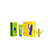 Kit Pantynova - Vibrador De Encaixe Clits Amarelo + Lubrificante Booster 20g - Imagem 1