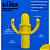 Kit Pantynova - Vibrador De Encaixe Clits Amarelo + Lubrificante Booster 20g - Imagem 5