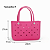 Bolsa Tote Pequena Em Eva ImpermeÁvel Domum Rosa - 330212 - 28x11x21cm - Imagem 2