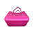 Bolsa Tote Pequena Em Eva ImpermeÁvel Domum Rosa - 330212 - 28x11x21cm - Imagem 3