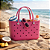 Bolsa Tote Pequena Em Eva ImpermeÁvel Domum Rosa - 330212 - 28x11x21cm - Imagem 8
