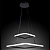 Lustre Pendente 192011 Led Domum 2 Arcos Quadrado Preto 50/30cm 4000k Biv - Imagem 7
