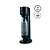 Máquina Para Gaseificar Água Gaia Sodastream Preta Com Cilindro Quick Connect 60l E Garrafa 1l - Imagem 1