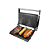 Grill Panini Inox Kian Gp-104 Preto 1200w Para Sanduíches E Lanches Rápidos 127v - Imagem 2