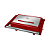 Grill Panini Inox Kian Gp-104 Vermelho 1200w Para Sanduíches E Refeições Rápidas 127v - Imagem 1