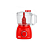 Processador De Alimentos Turbo Kian Vermelho 350w 1l Compacto 220v - Imagem 1
