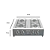 Fogão Cooktop De Mesa Portátil Asiático Com Mesa Inox 4 Bocas A Gás Acendimento Manual Braslar Preto - Imagem 4