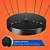 Lustre Pendente Led Domum 192009 5 Arcos Redondo Preto Luz Quente 4000k Bivolt - Imagem 7