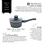 Panela Indução 16cm 1,3l Mármol Cook Mimo Style Alumínio Revestimento Cerâmico - Imagem 2