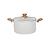 Panela Caldeirão Aço Inox 20cm Estilo Cook Mármol Mimo Style - Imagem 1