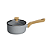 Panela Mimo Style Pratic Cook 16cm Grafite Com Tampa Para Indução - Imagem 1