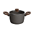 Caldeirão Mimo Style Estilo Cook Grafito 20cm 3,5l Alumínio Cerâmico Para Indução - Imagem 1