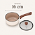 Panela Pratic Cook Crema 16cm 1,5l Cerâmica Indução Mimo Style - Imagem 6