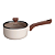 Panela Pratic Cook Crema 20cm 2,8l Cerâmica Indução Mimo Style - Imagem 1