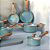 Conjunto 8 Panelas Pratic Cook Green Mimo Style Antiaderente Indução - Imagem 3