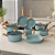 Conjunto 8 Panelas Pratic Cook Green Mimo Style Antiaderente Indução - Imagem 6