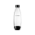 Garrafa Plástica 1 Litro Sodastream Preta Livre De Bpa Compatível Com Máquinas Sodastream - Imagem 2