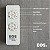 Ventilador De Teto Eos Turbo Vento 3 Pás 106cm Controle Remoto 150w Evx100b Branco - Bivolt - Imagem 5