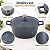 Panela Caçarola Mimo Style Cook&chef 9514 Antiaderente Inox 20cm 2,5l Pn20cg - Imagem 6