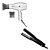 KIT TAIFF SECADOR PROFISSIONAL FOX ION PRATA 2000W - 127V + PRANCHA CERAMICA 180ºC - Imagem 1