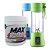 KIT MAX4SHAKE PARA EMAGRECER H&B + LIQUIDIFICADOR ACADEMIA PORTÁTIL VERDE OU AZUL - Imagem 1