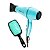 KIT AZUL TIFFANY - SECADOR PROF. TAIFF STYLE 2000W 220V - ESCOVA PROART VAZADA RAQUETE - Imagem 1