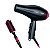 KIT - SECADOR CABELO PROF. TAIFF TITANIUM ION PINK 2100W 127V + ESCOVA DPL ALT 47363-HP ROSA 'M' - Imagem 1