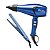 KIT PROFISSIONAL - SECADOR LION SILENCIAR 2400W AZUL 127V + PRANCHA GAMA ELEGANCE BLUE TITANIO 230ºC - Imagem 1