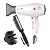 KIT - SECADOR CABELO GAMA GLOW 3D 2000W BRANCO 127V + ESCOVA PROART RICCI PERFETTI - PRETO\PRATA - Imagem 1