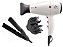 KIT GAMA - SECADOR CABELO GLOW 3D 2000W BRANCO 220V + CHAPINHA MINI CERAMIC ION 200°C BIV - Imagem 1