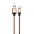 Cabo ELG USB Tipo-C em inox rose para recarga 1 ano de garantia - Imagem 1