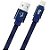 Cabo Apple Lightning ELG Canvas Azul 1m 1 ano de garatia - Imagem 1