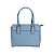BOLSA MISS DONG COM TRES DIVISORIAS INTERNA  AZUL BEBE - Imagem 1