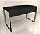 Mesa Retangular industrial 1000x500 preta - Imagem 2
