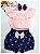 Short Infantil Tiara E Blusa Ciganinha - Imagem 1