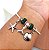 Berloque murano strass verde folheado - Imagem 3