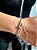 Pulseira bracelete de prego de aço - Imagem 5