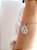 Pulseira com pingente de pomba espirito santo de aço - Imagem 2