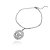 Pulseira com pingente de pomba espirito santo de aço - Imagem 1