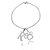 Pulseira com pingente pet e inicial de aço - Imagem 1
