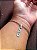 Pulseira com pingente de paz de aço - Imagem 2
